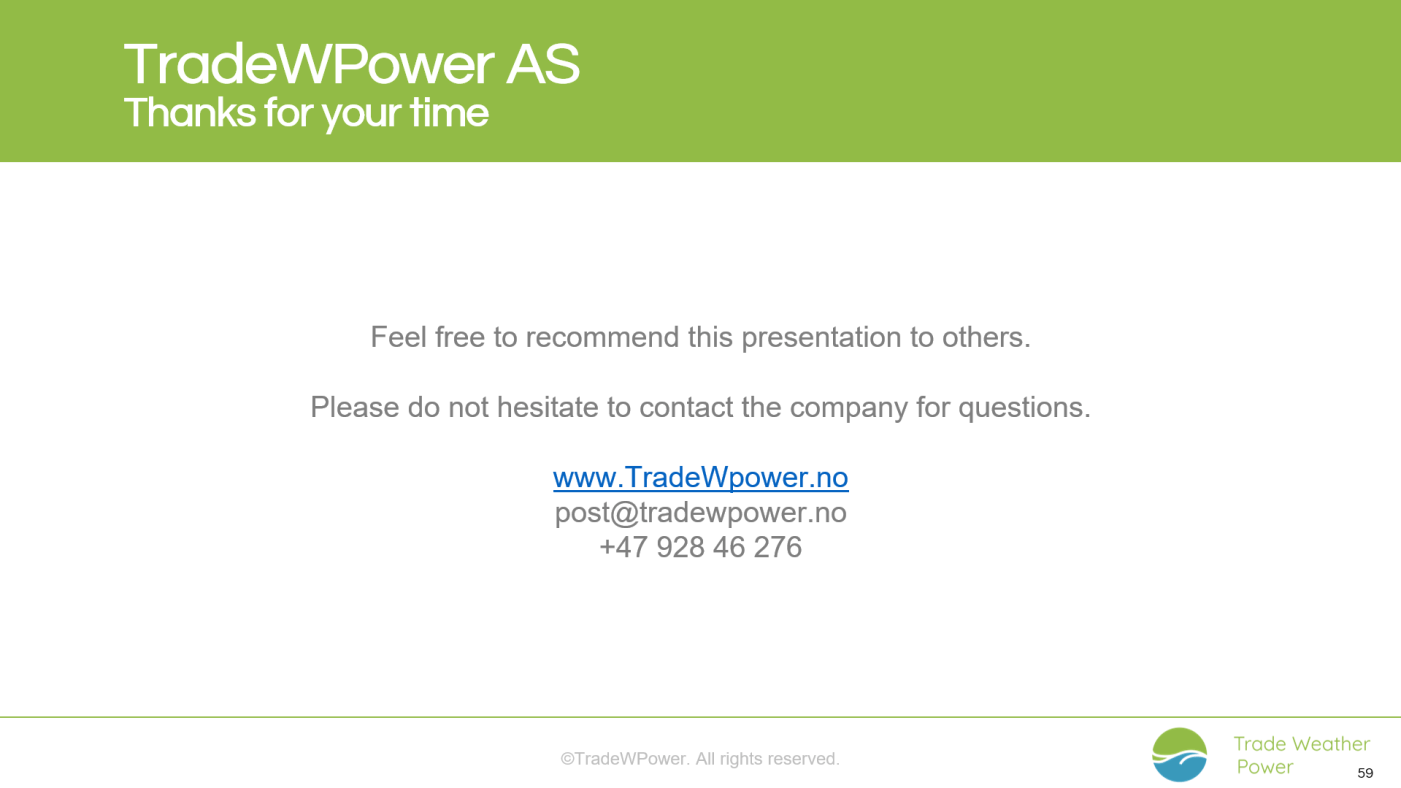 Trade Weather Power AS